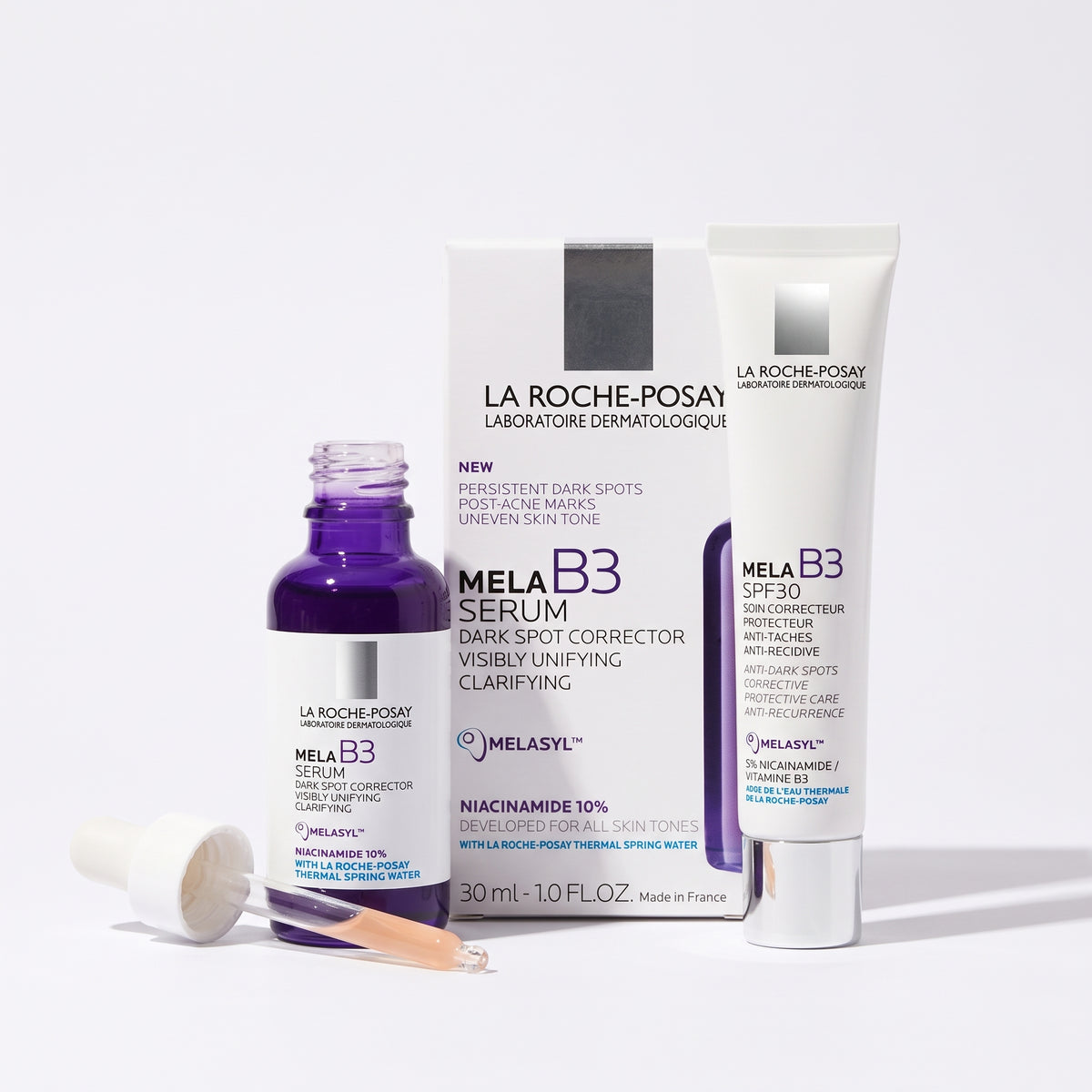 Rutina Para Corregir Manchas Mela B3 - La Roche-Posay